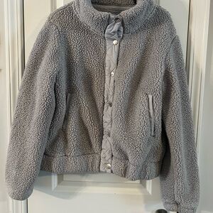 Steve Madden Gray Sherpa Jacket